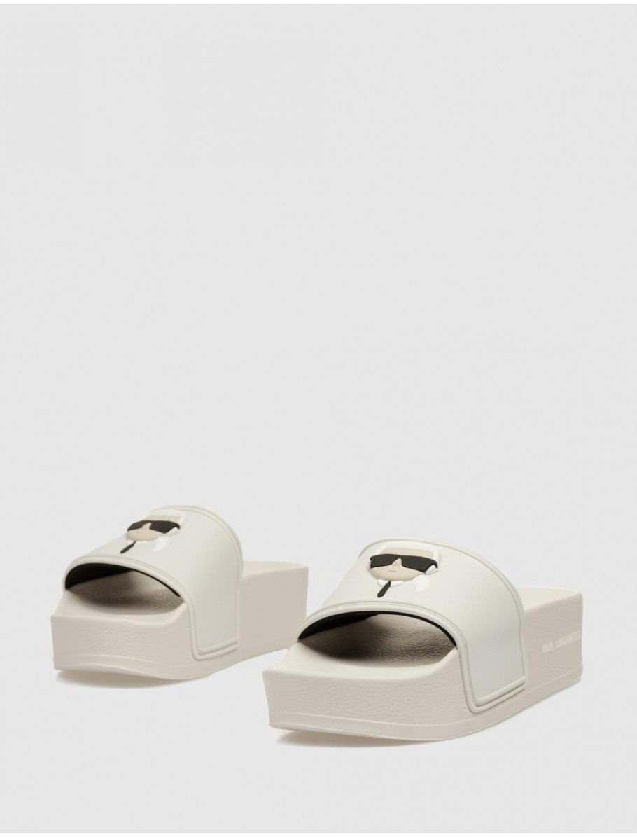 CHANCLA KARL LAGERFELD KONDO MAXI KARL NFT SLIDE BEIG