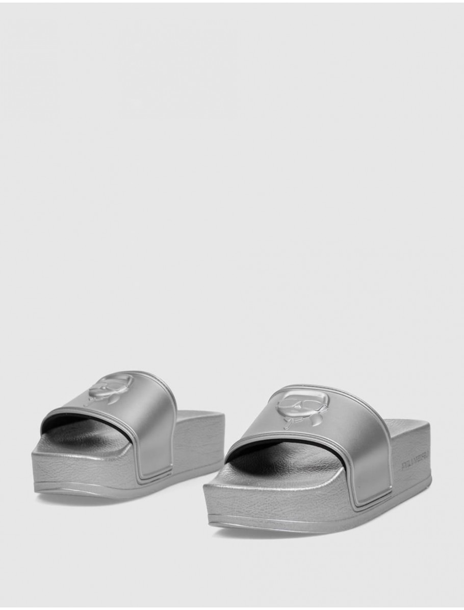 CHANCLA KARL LAGERFELD KONDO MAXI KARL NFT RELIEF PLATA