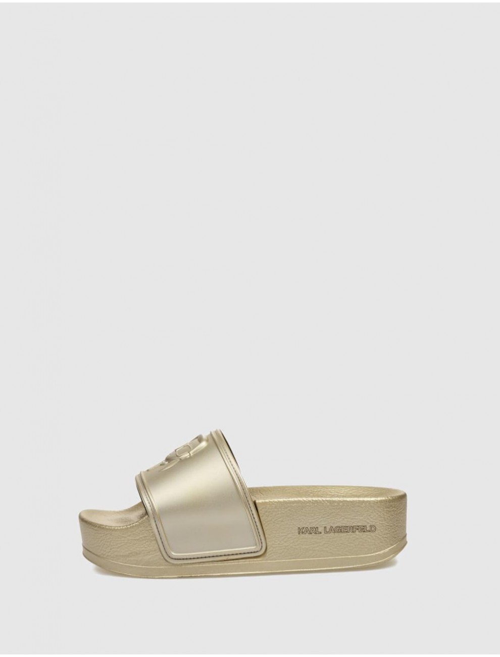 CHANCLA KARL LAGERFELD KONDO MAXI KARL NFT RELIEF ORO