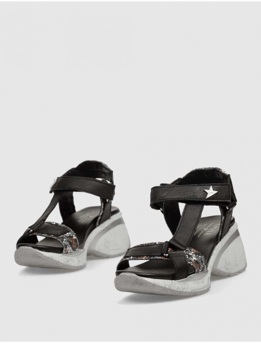 SANDALIA CETTI 1317 NEGRO