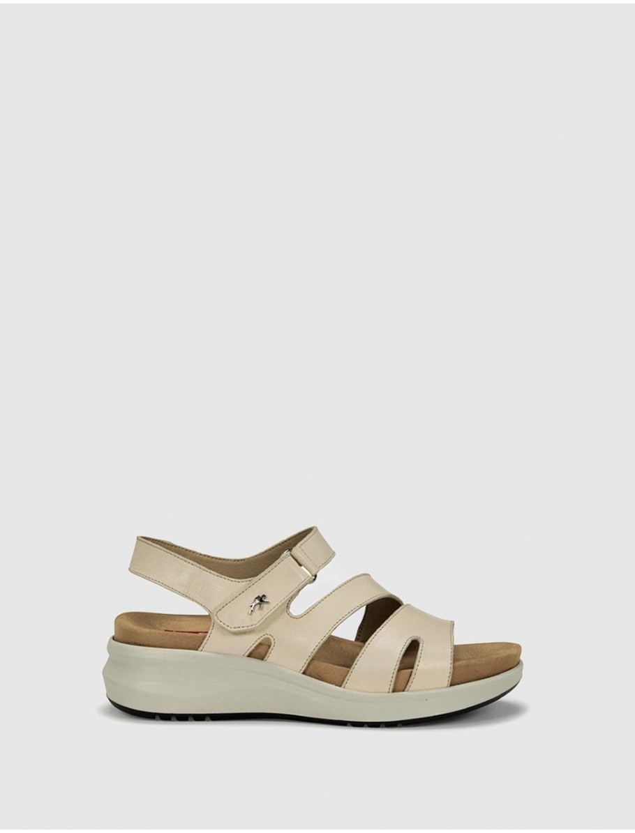 SANDALIA FLUCHOS F1478 BEIG