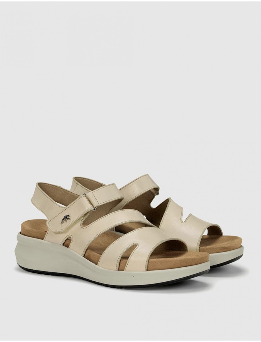 SANDALIA FLUCHOS F1478 BEIG