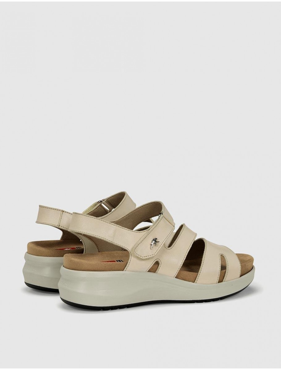SANDALIA FLUCHOS F1478 BEIG