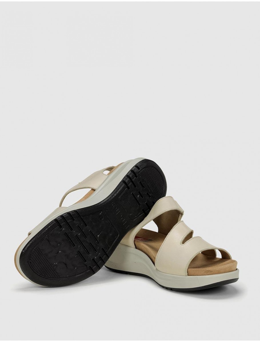 SANDALIA FLUCHOS F1478 BEIG