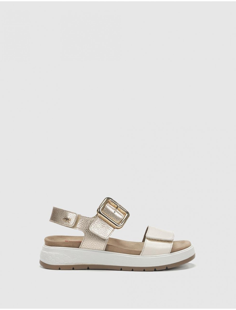 SANDALIA FLUCHOS F2166 BEIG
