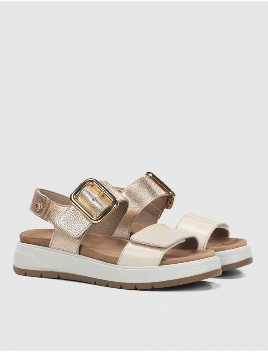 SANDALIA FLUCHOS F2166 BEIG