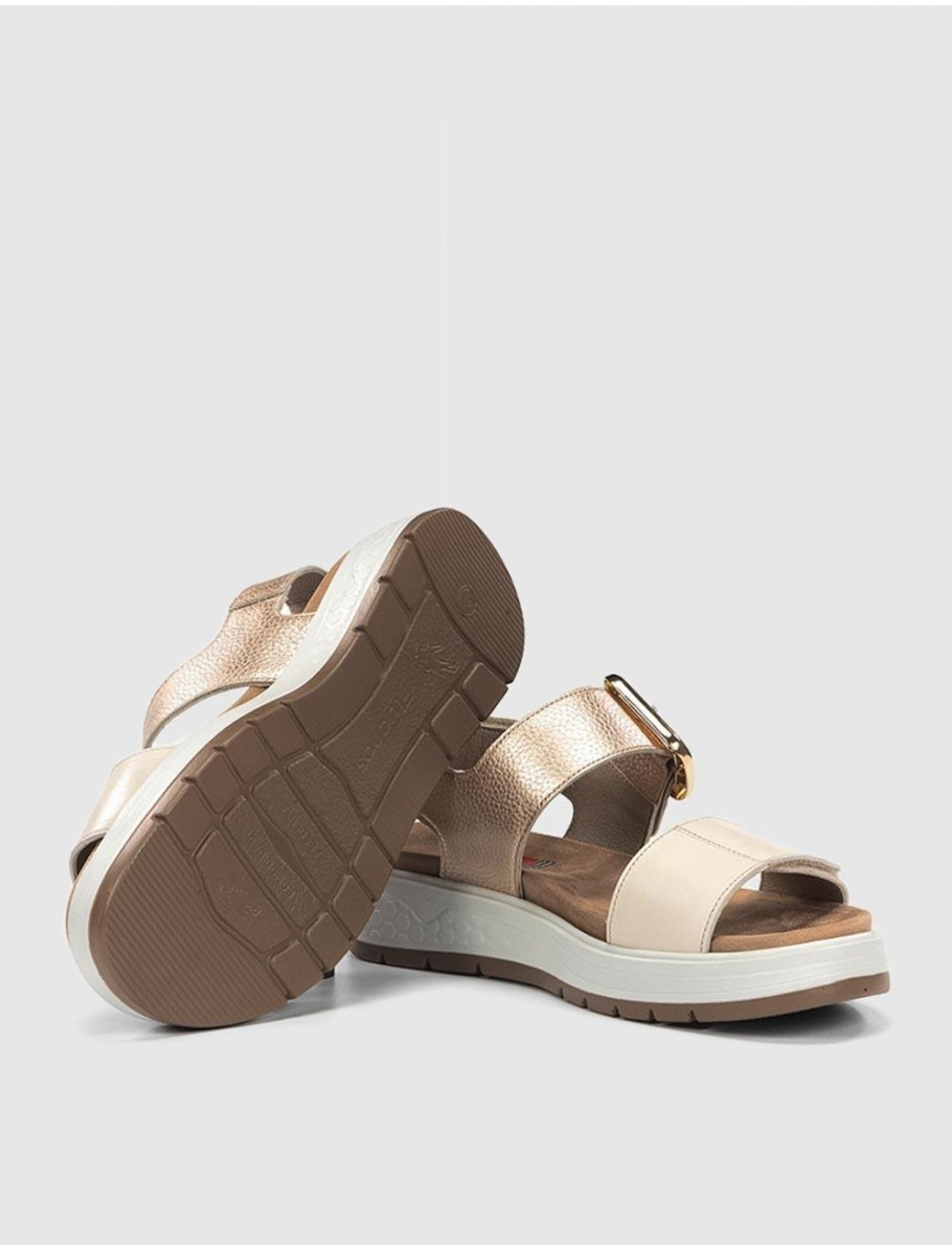 SANDALIA FLUCHOS F2166 BEIG