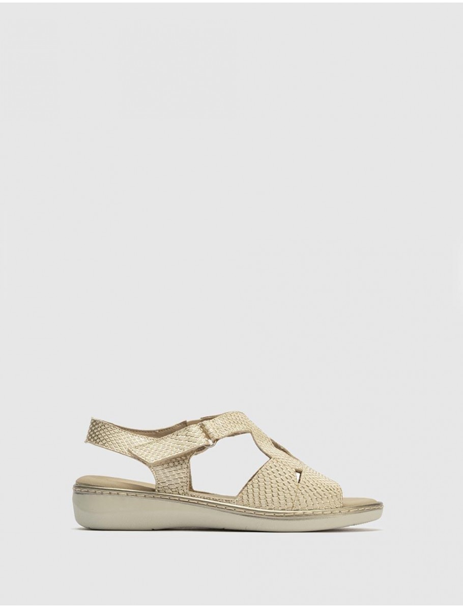 SANDALIA PITILLOS 10303 ORO