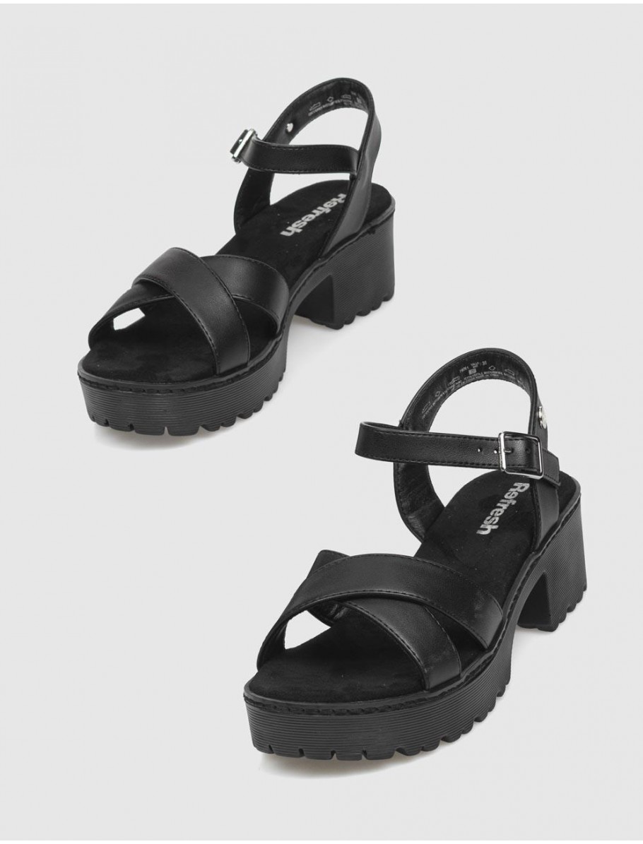 SANDALIA REFRESH 079281 NEGRO