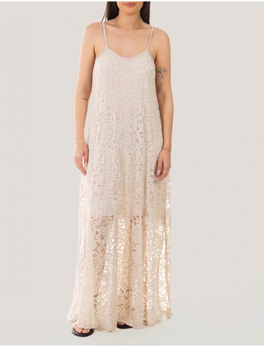 VESTIDO OBVIO MUNIRA BEIG