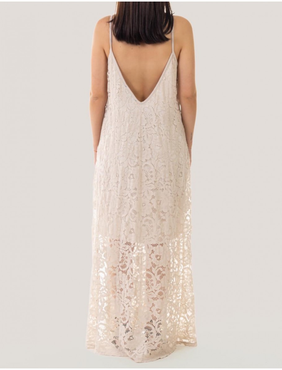 VESTIDO OBVIO MUNIRA BEIG