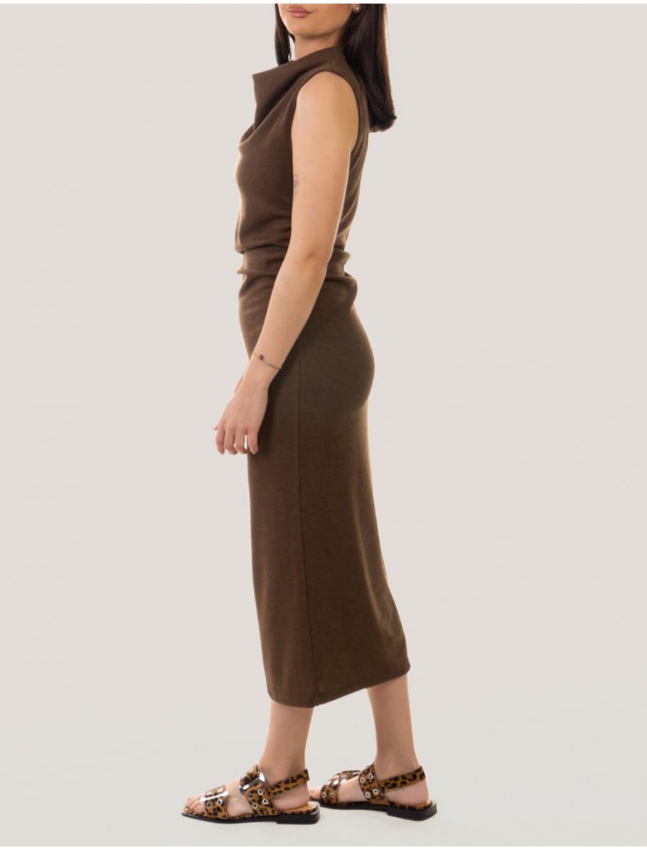 VESTIDO OBVIO SHAIMA MARRoN
