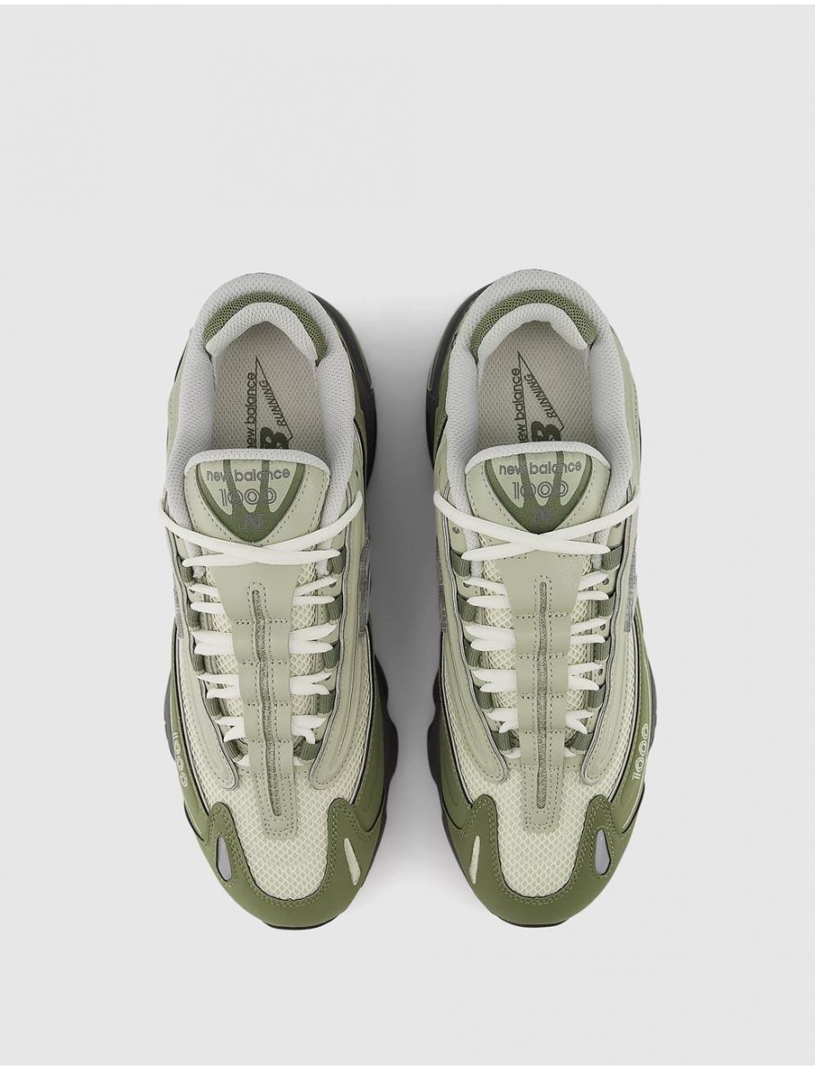 ZAPATILLA NEW BALANCE M1000 BEIG VERDE