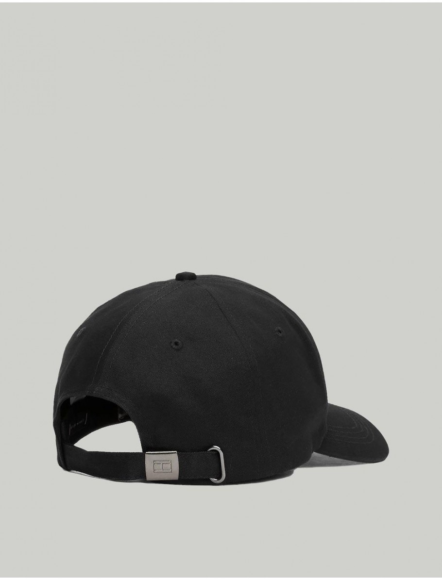 GORRA TOMMY HILFIGER TH FOUNDATION SOFT 6 PANEL CAP NEGRO