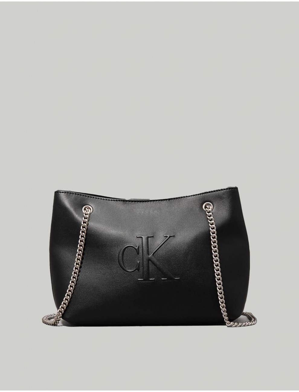BOLSO CALVIN KLEIN SCULPTED CHAIN SHOULDER BAG NEGRO