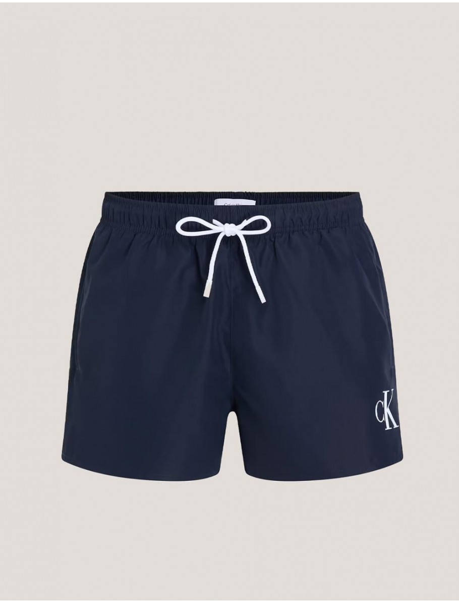 BANADOR CALVIN KLEIN SHORT DRAWSTRING MARINO