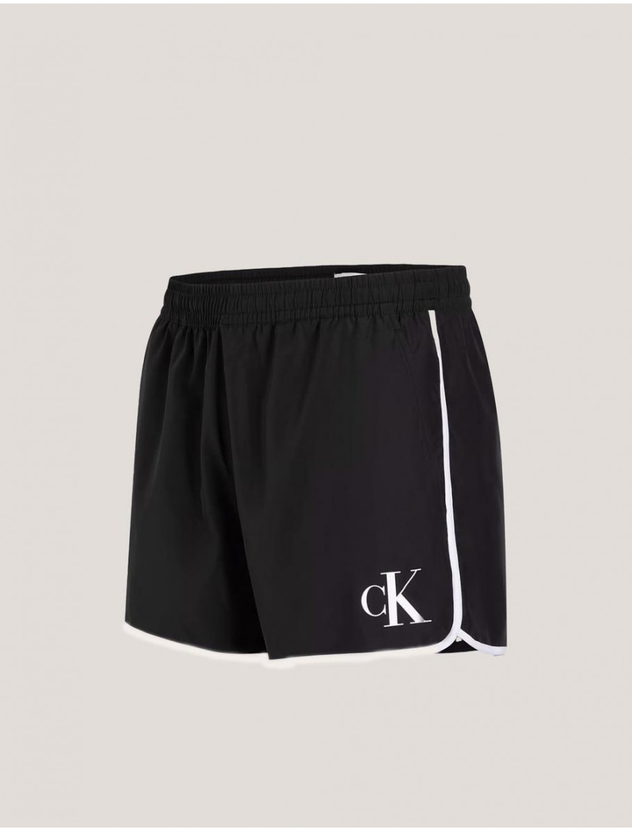 BANADOR CALVIN KLEIN SHORT RUNNER NEGRO