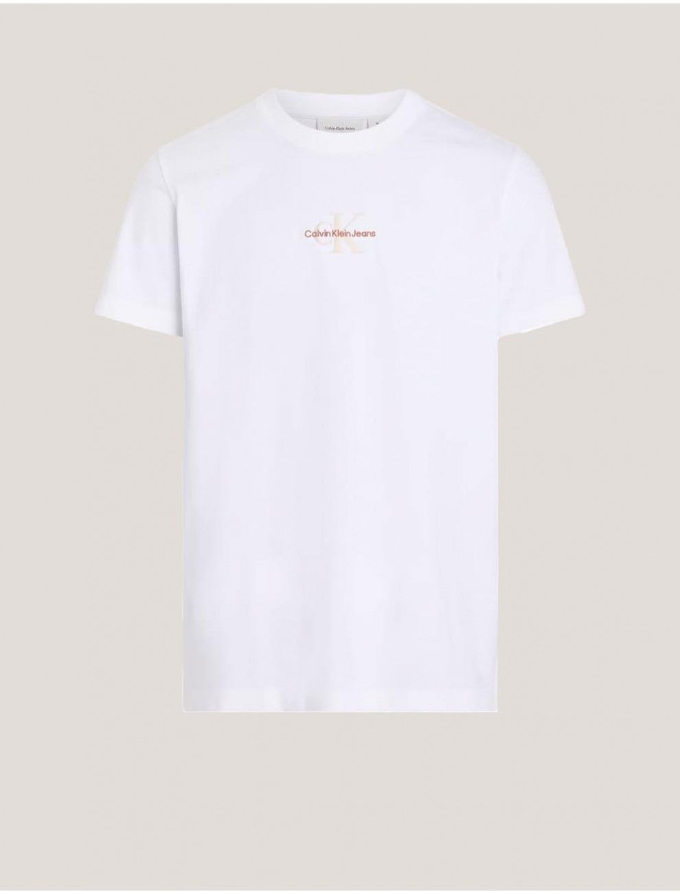 CAMISETA CALVIN KLEIN MONOLOGO TEE BLANCO