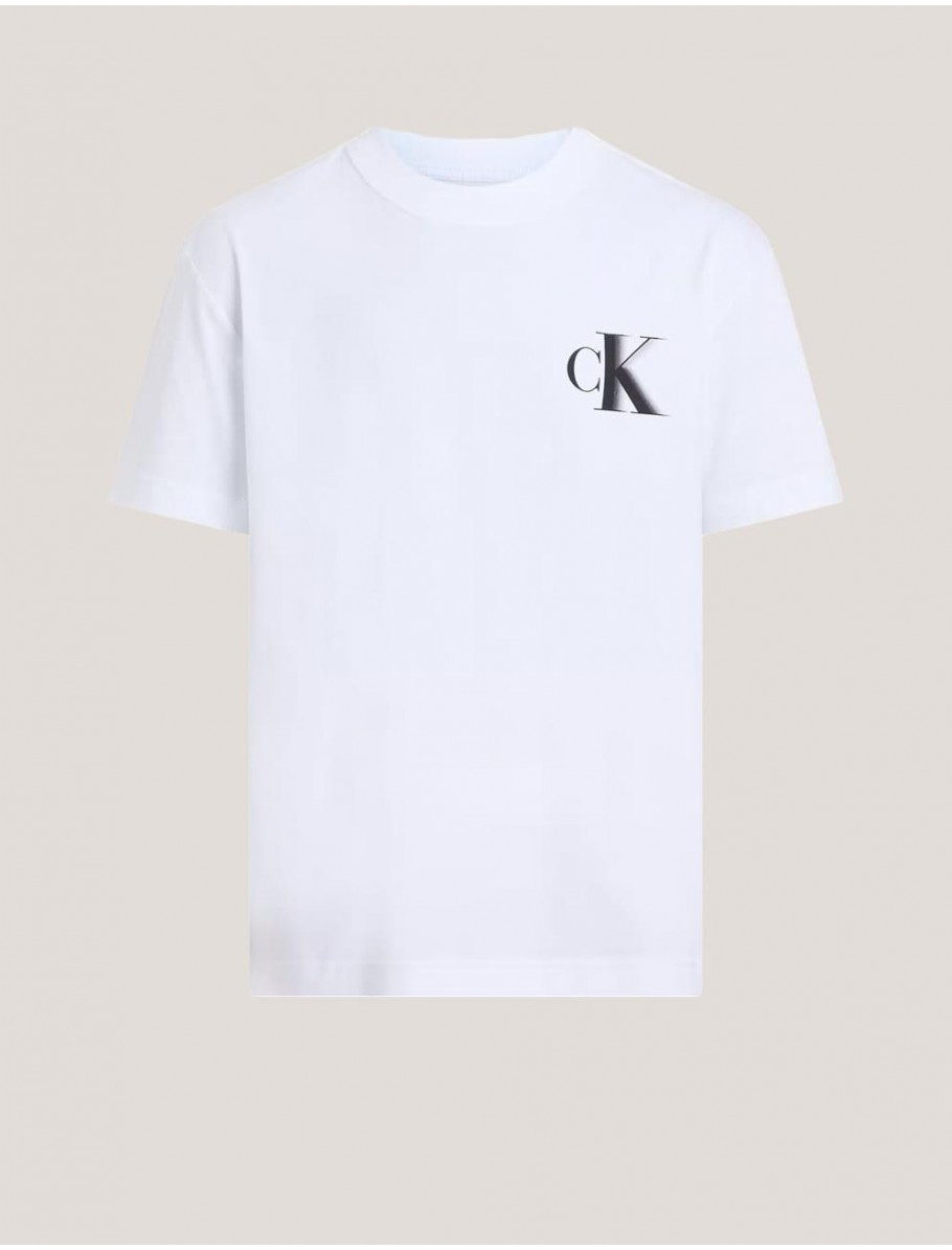 CAMISETA CALVIN KLEIN BOLD CK TEE BLANCO
