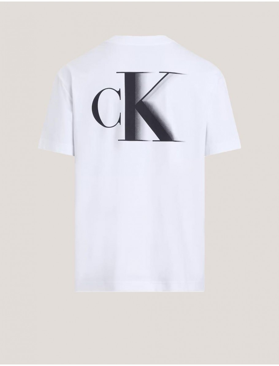 CAMISETA CALVIN KLEIN BOLD CK TEE BLANCO