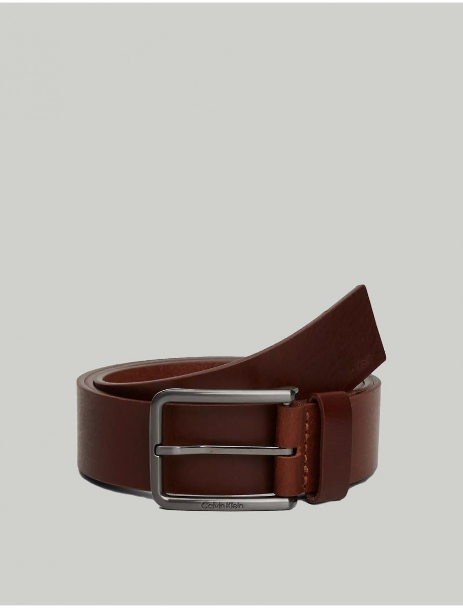 CINTURoN CALVIN KLEIN WARMTH OILED GRAIN 35MM CUERO