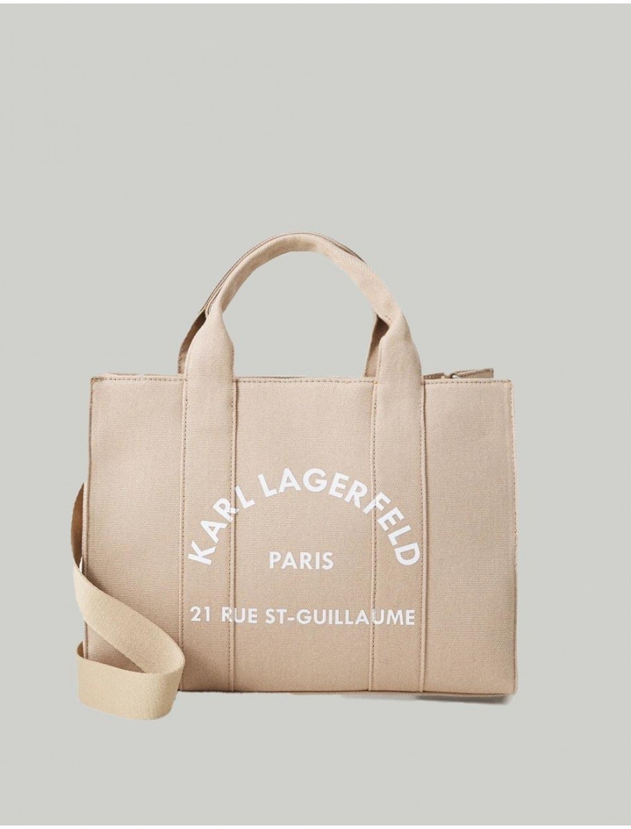 BOLSO KARL LAGERFED RSG SQUARE MEDIUM TOTE BEIG