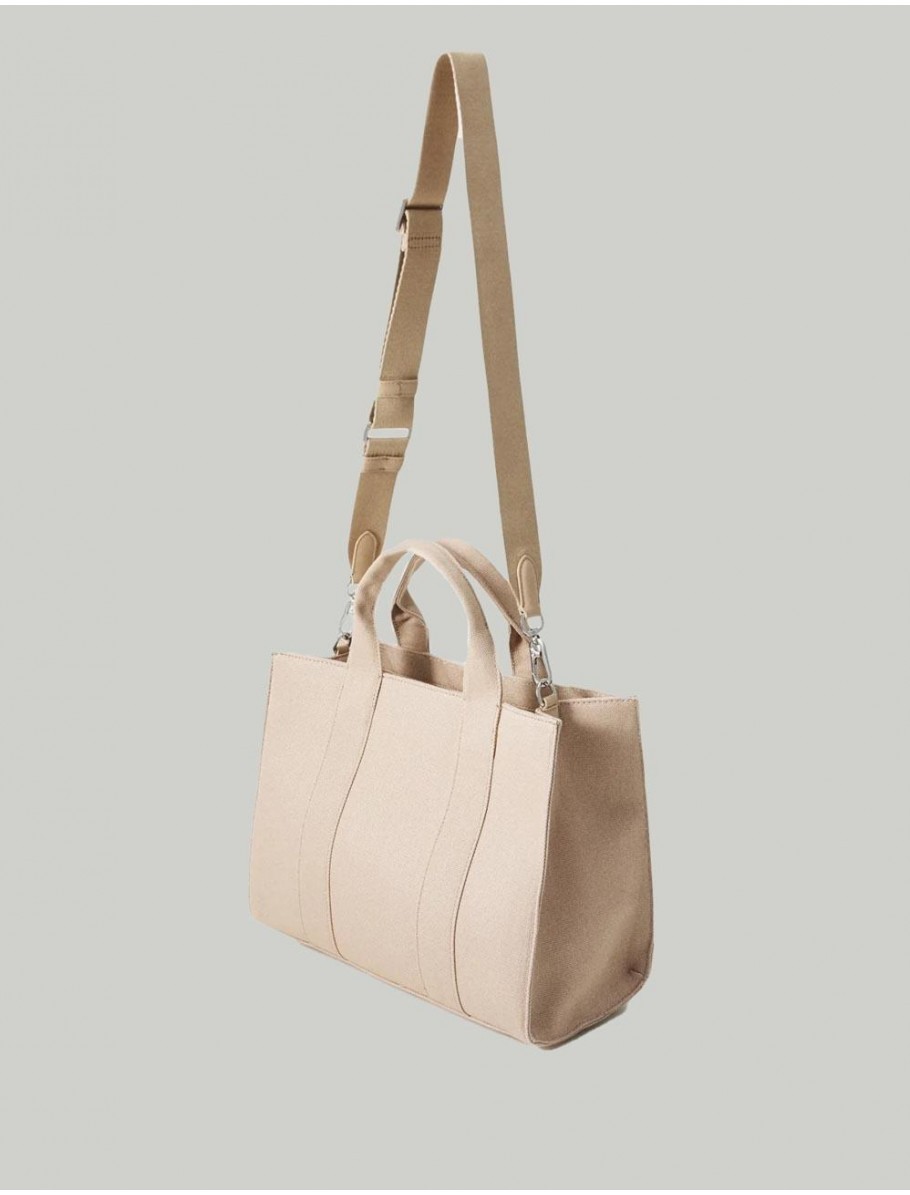 BOLSO KARL LAGERFED RSG SQUARE MEDIUM TOTE BEIG