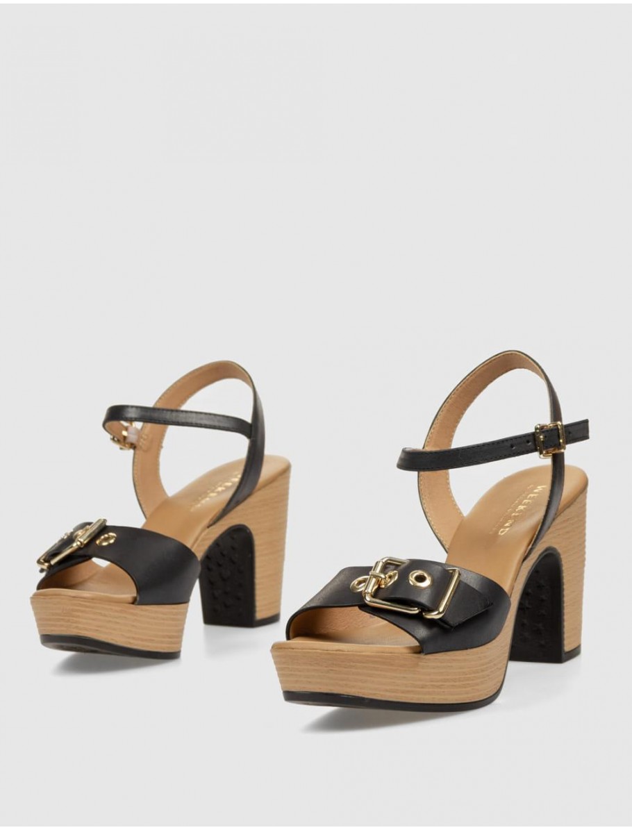 SANDALIA WEEKEND 15428 NEGRO