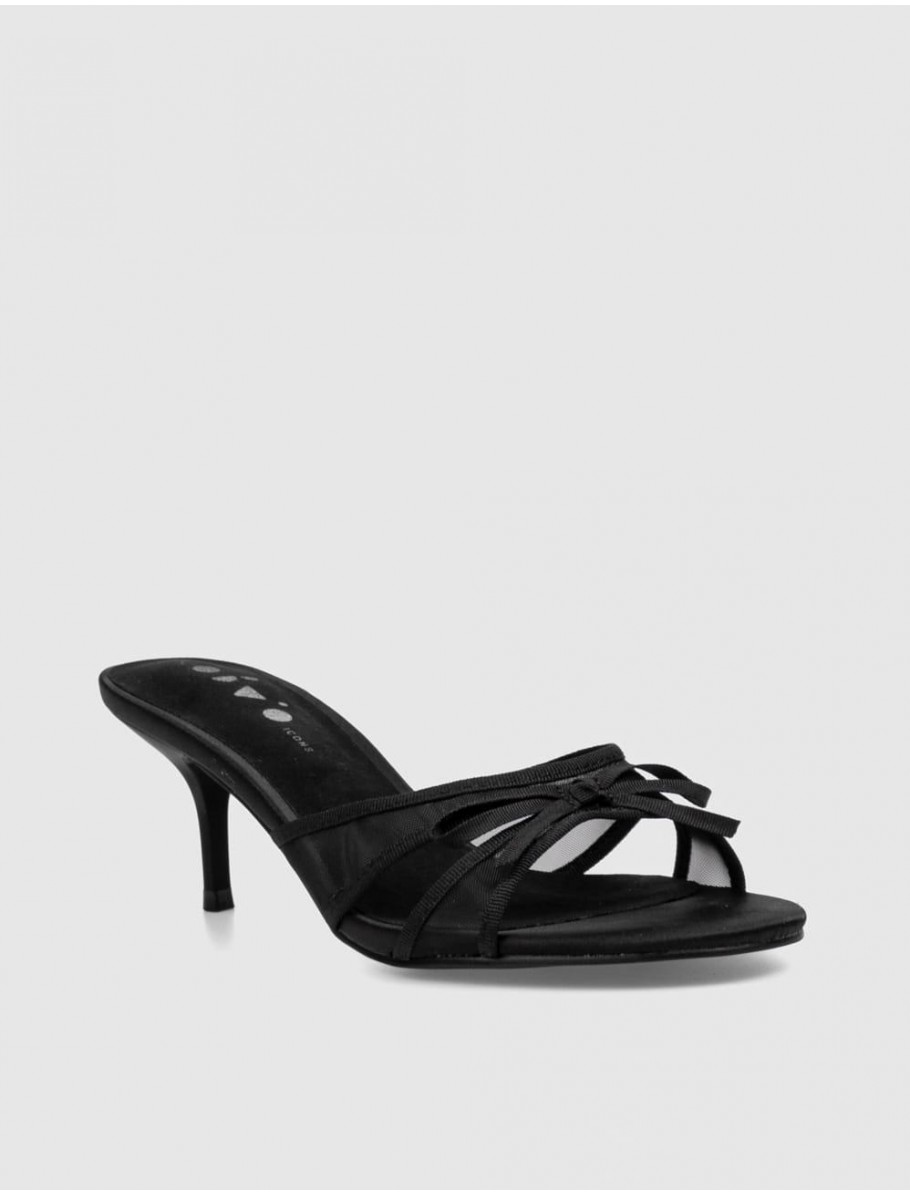 SANDALIA OBVIO SHOES CLARICE NEGRO