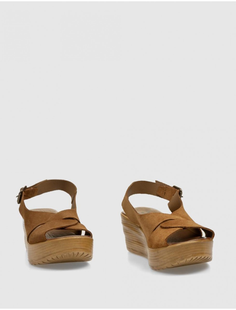 SANDALIA BUENO WA4706 TAUPE