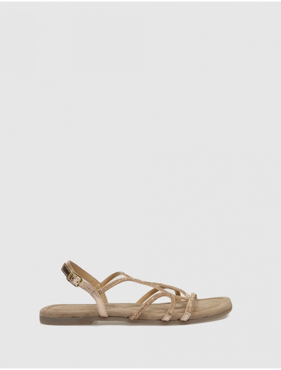 SANDALIA GIOSEPPO GILMANTON ORO ROSADO