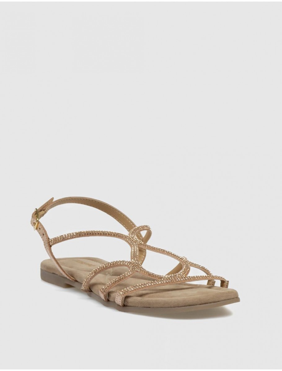 SANDALIA GIOSEPPO GILMANTON ORO ROSADO