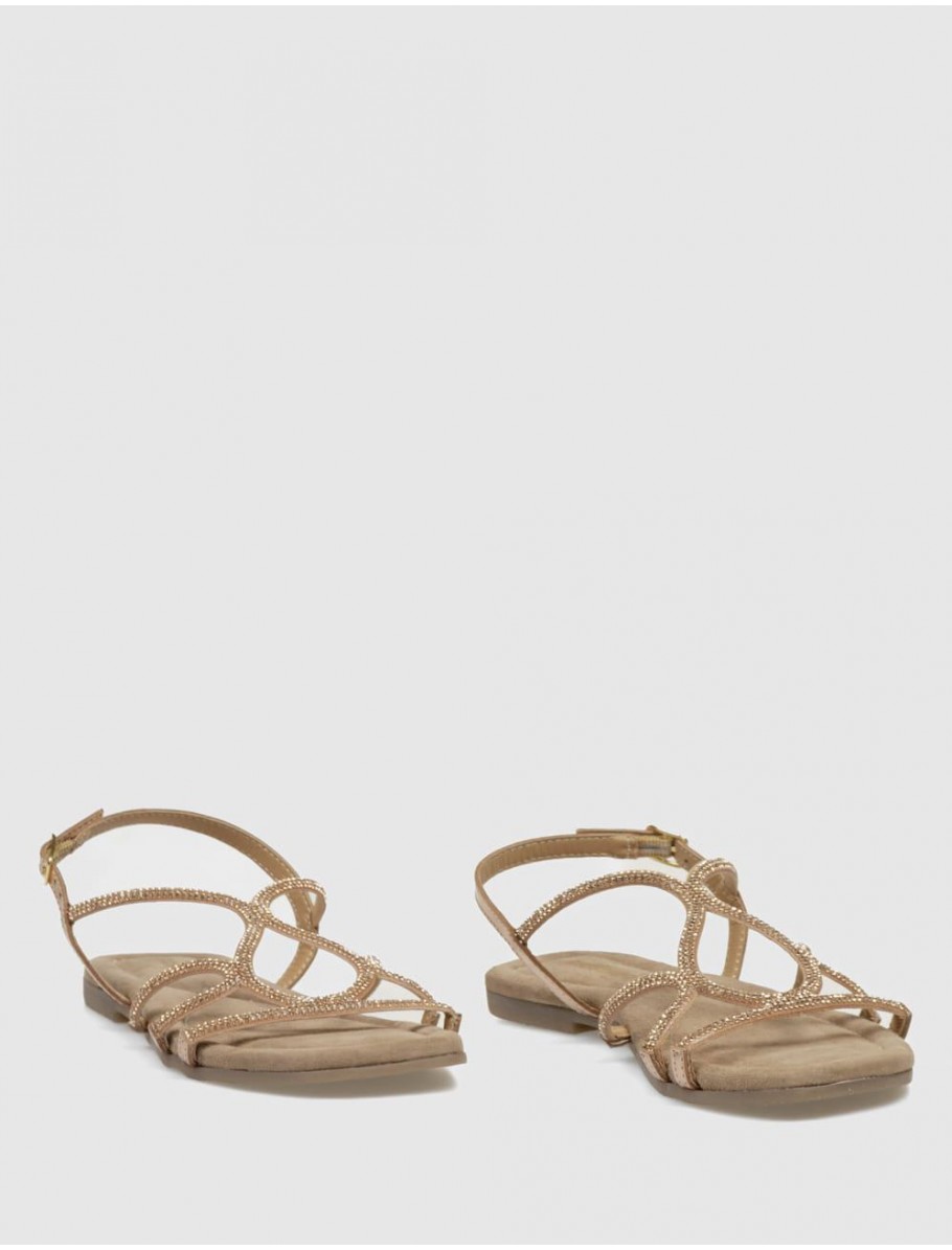 SANDALIA GIOSEPPO GILMANTON ORO ROSADO
