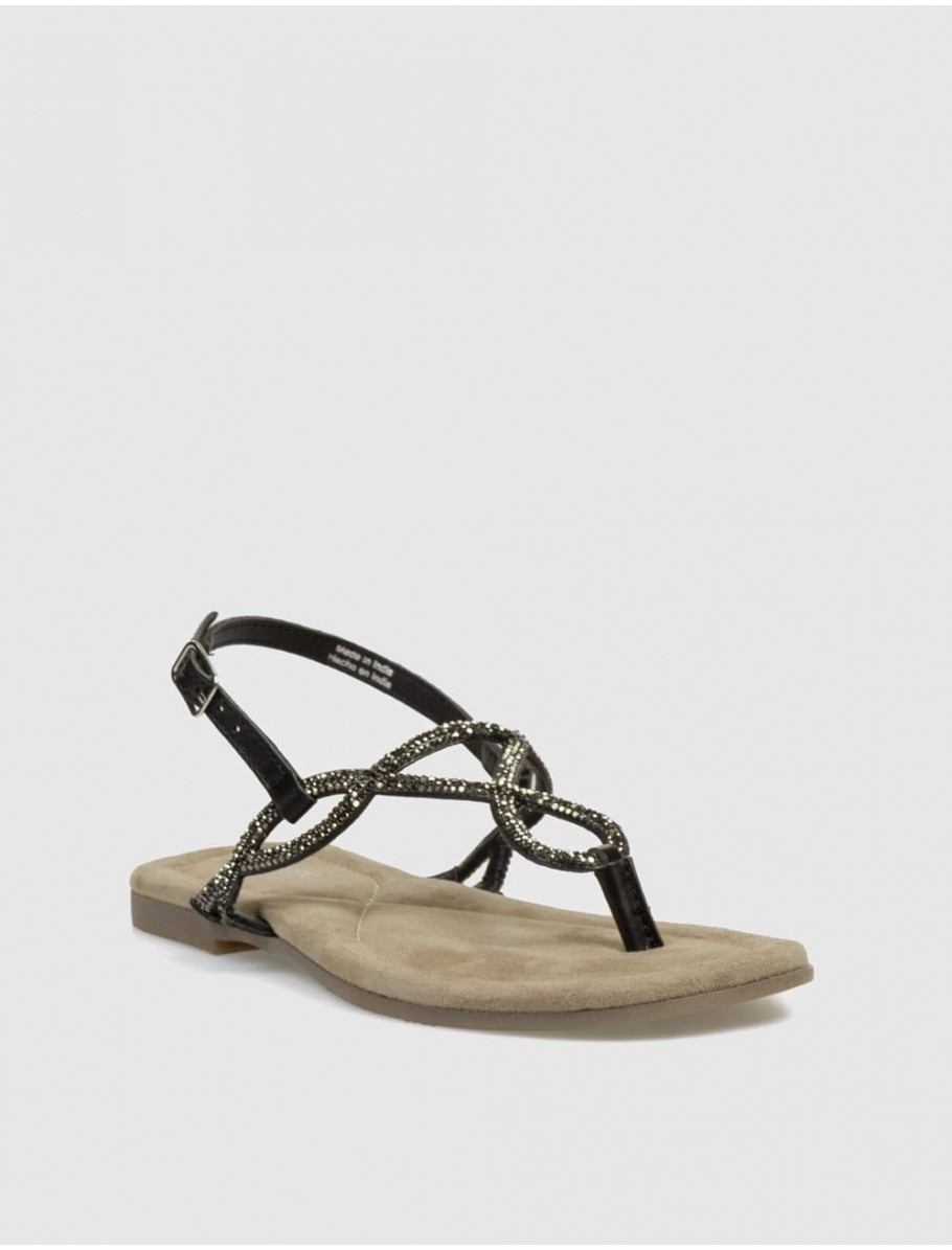 SANDALIA GIOSEPPO KINGFIELD NEGRO
