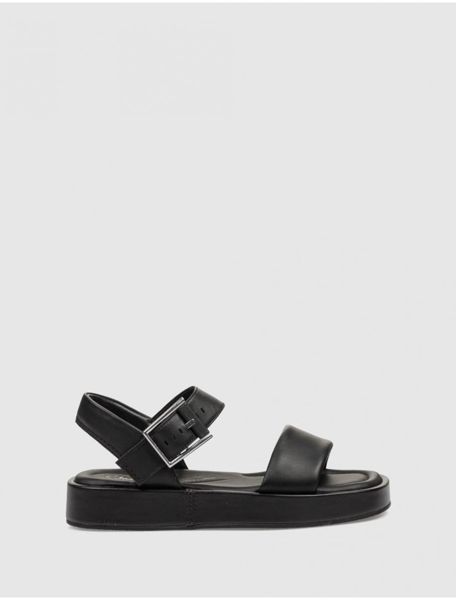 SANDALIA CLARKS ALDA STRAP NEGRO
