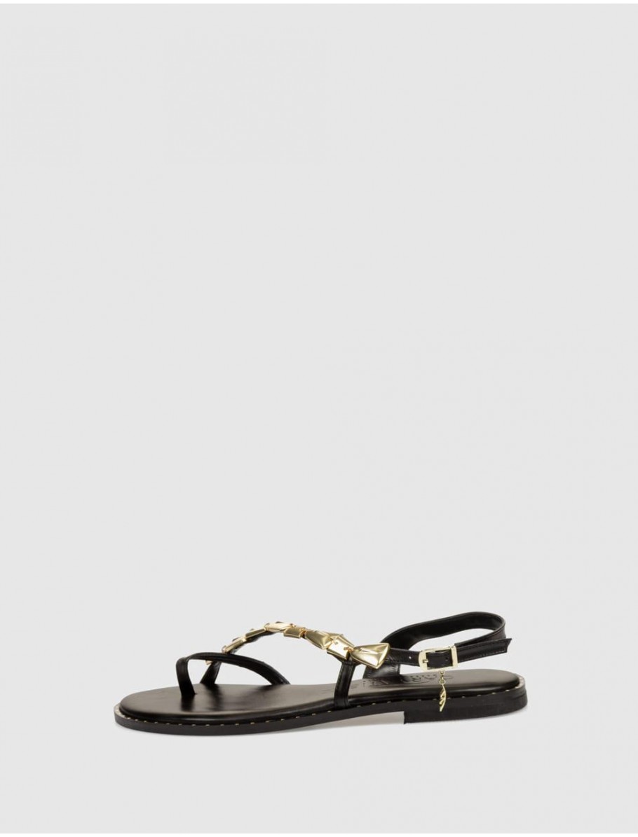 SANDALIA CARYATIS 621606 NEGRO