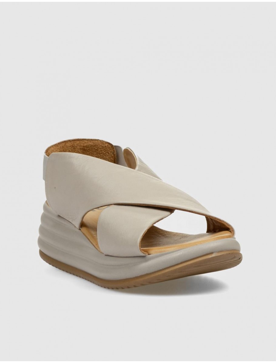 SANDALIA BUENO WY5703 PLATA