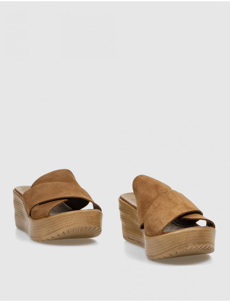 SANDALIA BUENO WA4703 TAUPE