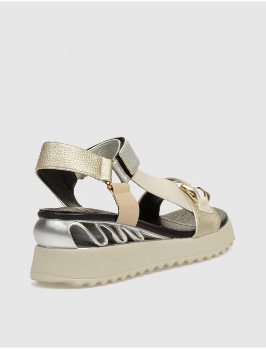SANDALIA ROCKAWAY 85674 PLATINO