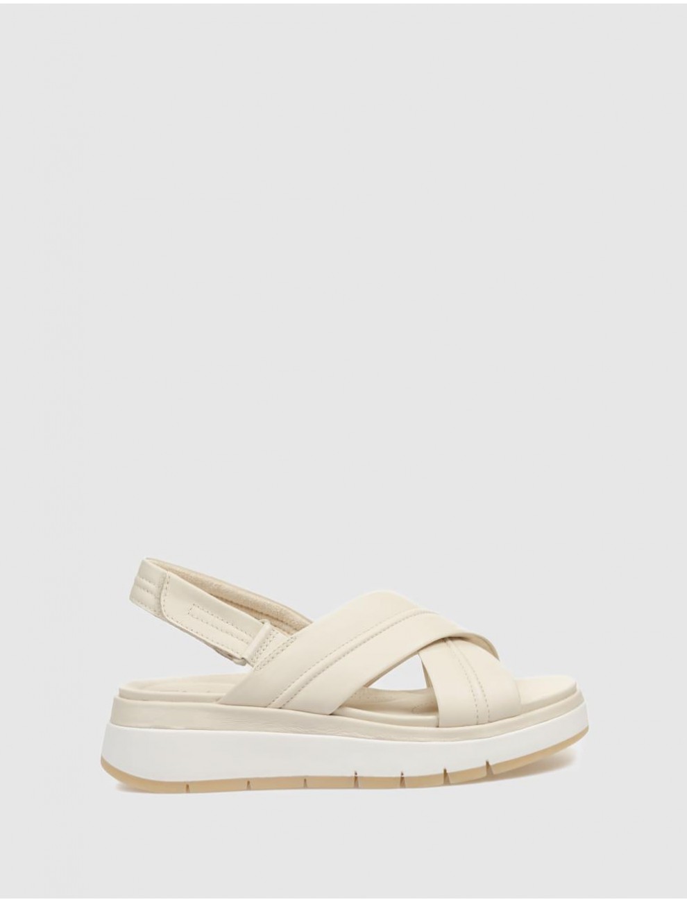SANDALIA CLARKS TUSCAN CROSS BEIG