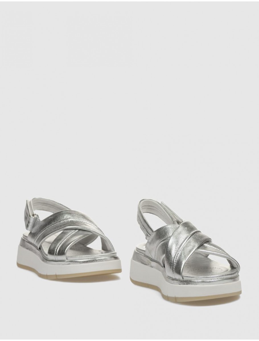 SANDALIA CLARKS TUSCAN CROSS PLATA