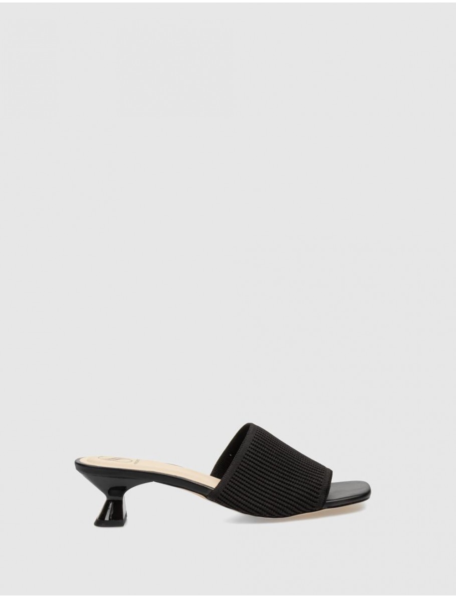 SANDALIA MISS ELASTIC 73002 NEGRO