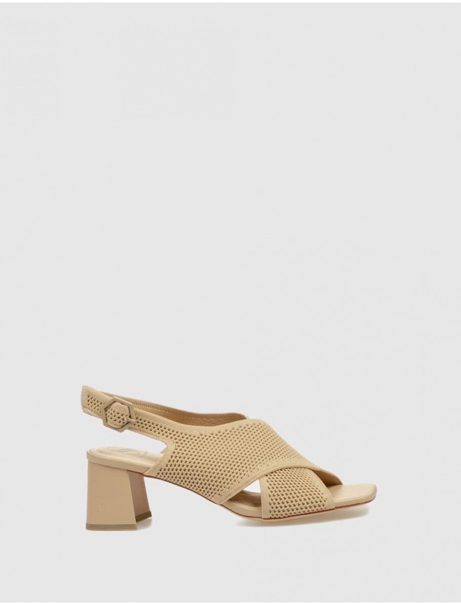 SANDALIA MISS ELASTIC 73040 CaMEL