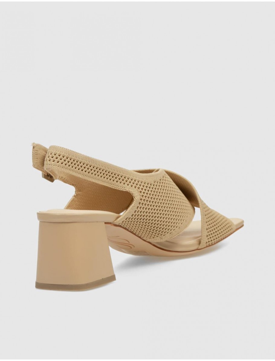 SANDALIA MISS ELASTIC 73040 CaMEL