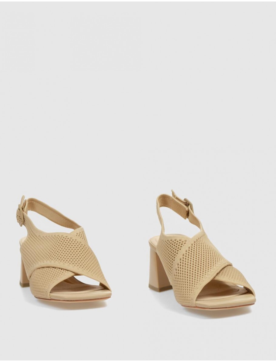 SANDALIA MISS ELASTIC 73040 CaMEL