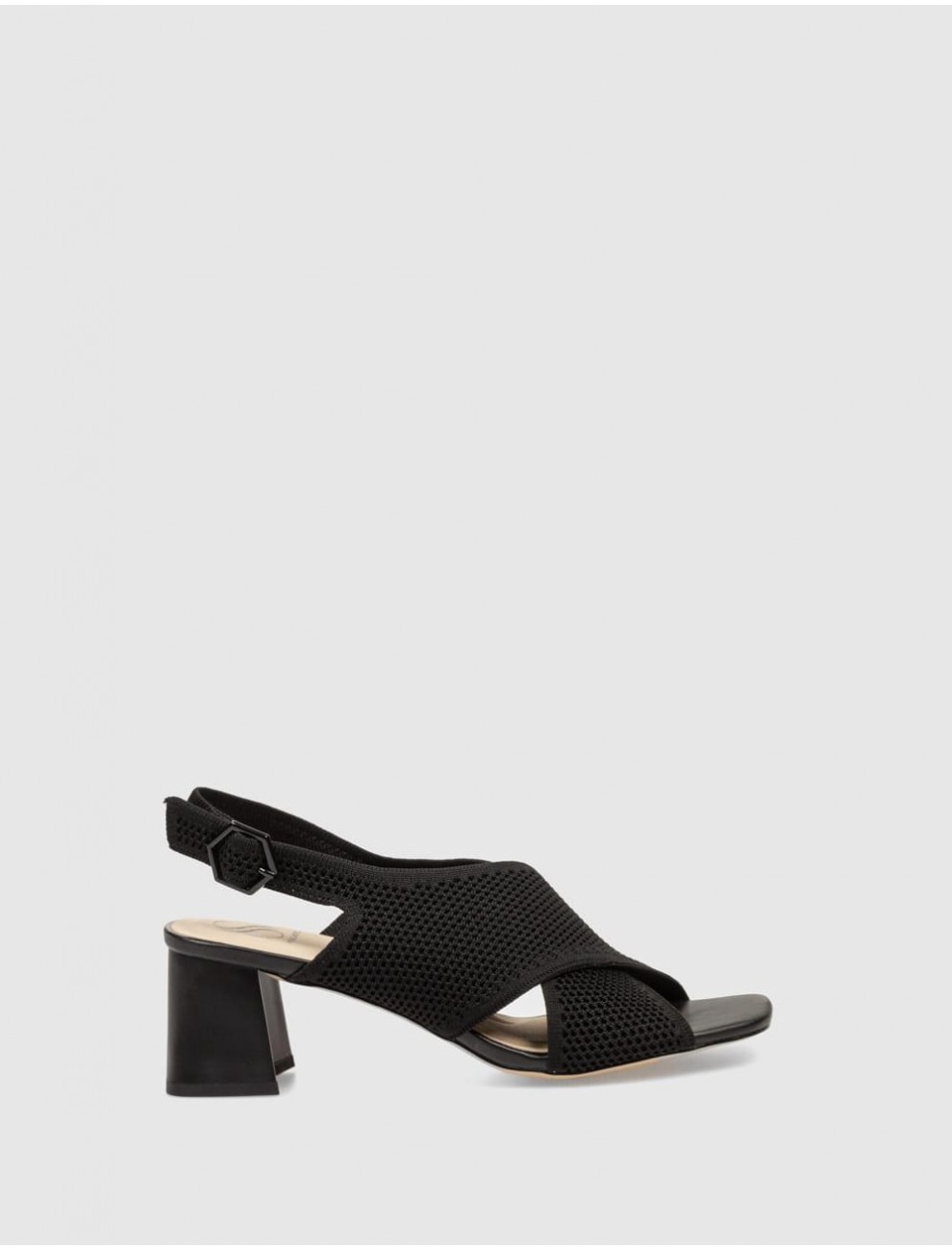 SANDALIA MISS ELASTIC 73040 NEGRO