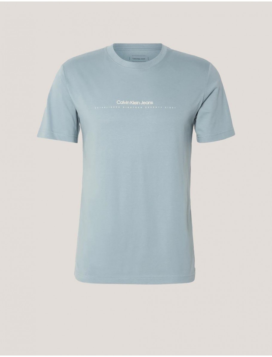CAMISETA CALVIN KLEIN MINIMAL LOGO TEE AZUL