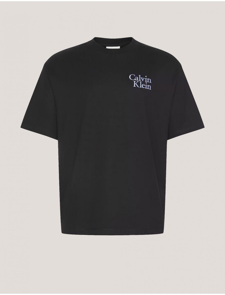 CAMISETA CALVIN KLEIN CLVN RSRT SCR NEGRO