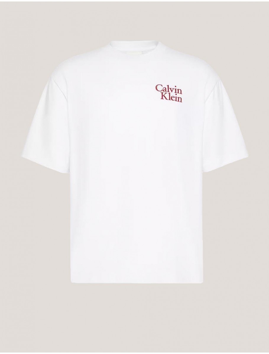 CAMISETA CALVIN KLEIN CLVN RSRT SCR BLANCO