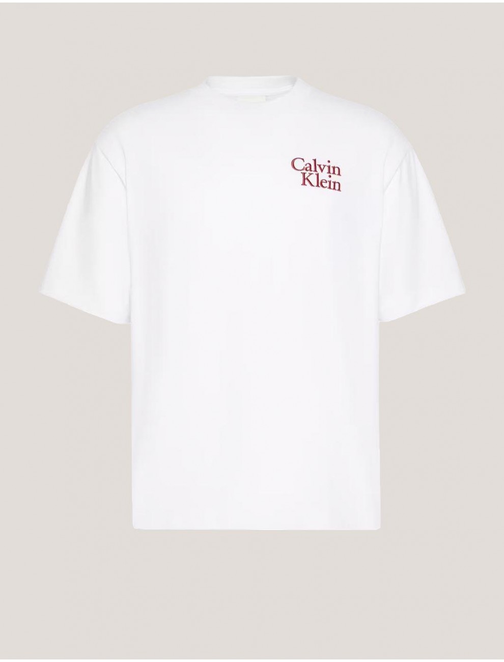 CAMISETA CALVIN KLEIN CLVN RSRT SCR BLANCO